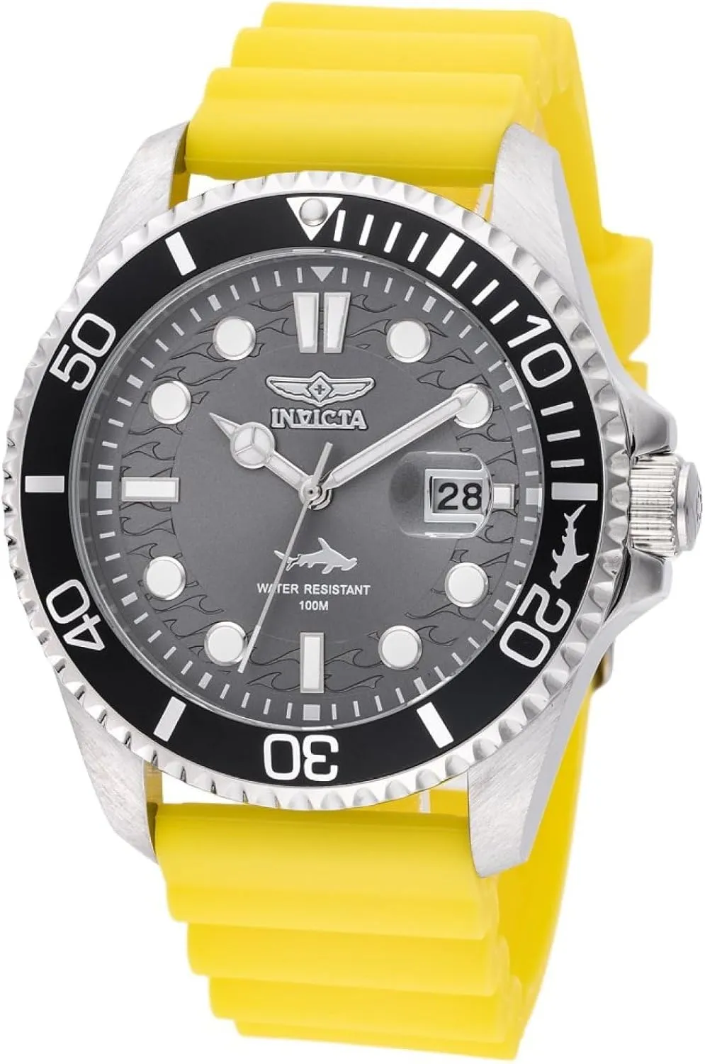 INVICTA Pro Diver Men 43mm Stainless Steel Gold Black dial PC32 Quartz