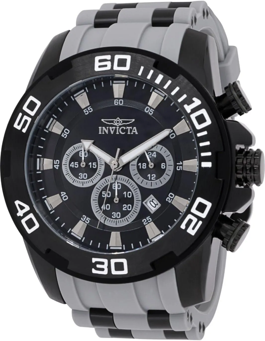 Invicta Pro Diver Scuba Men's Watch - 50mm. Grey. Black (44547)