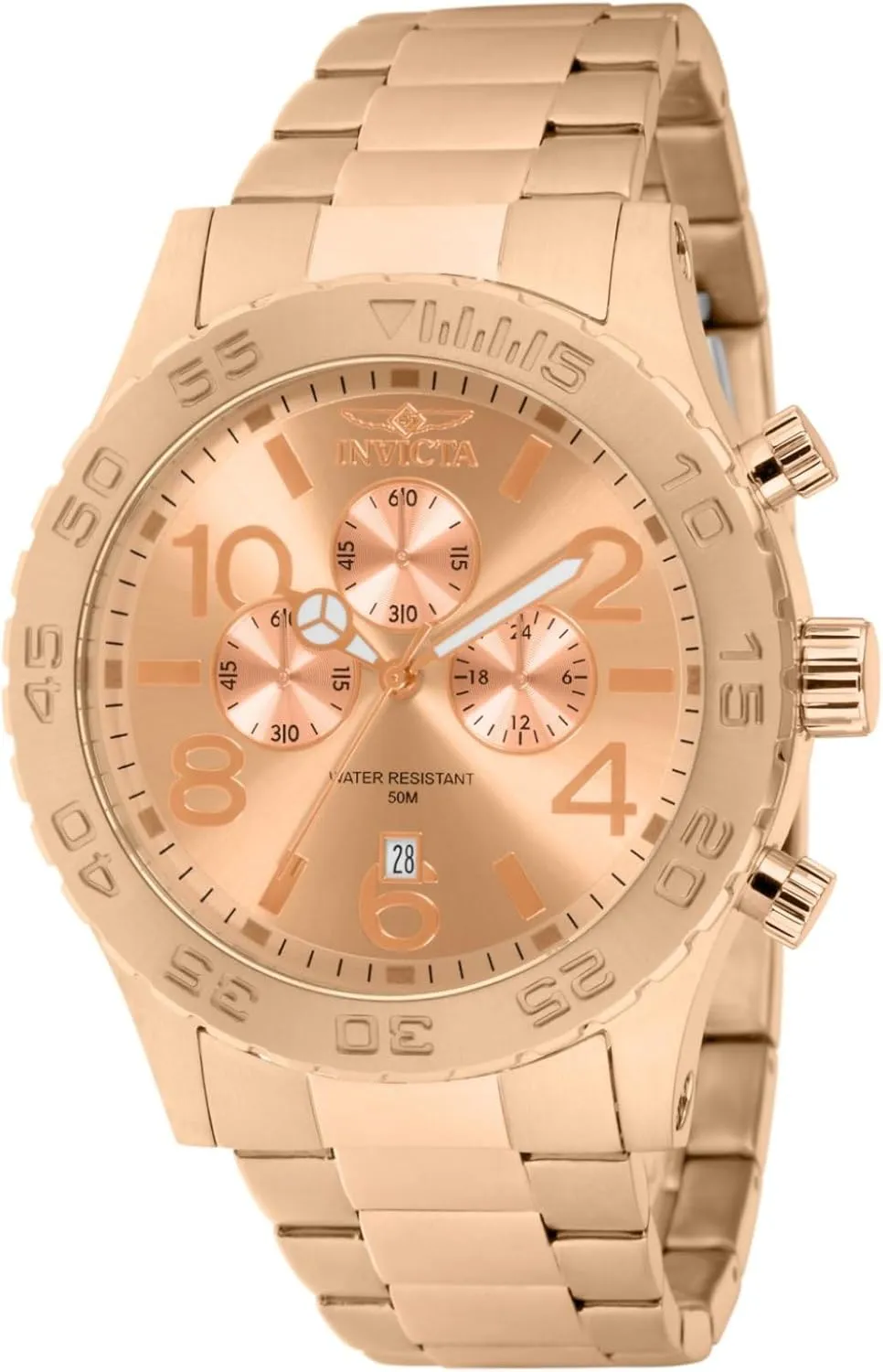 Invicta Specialty Stainless Steel Men's Quartz Watch - 50mm