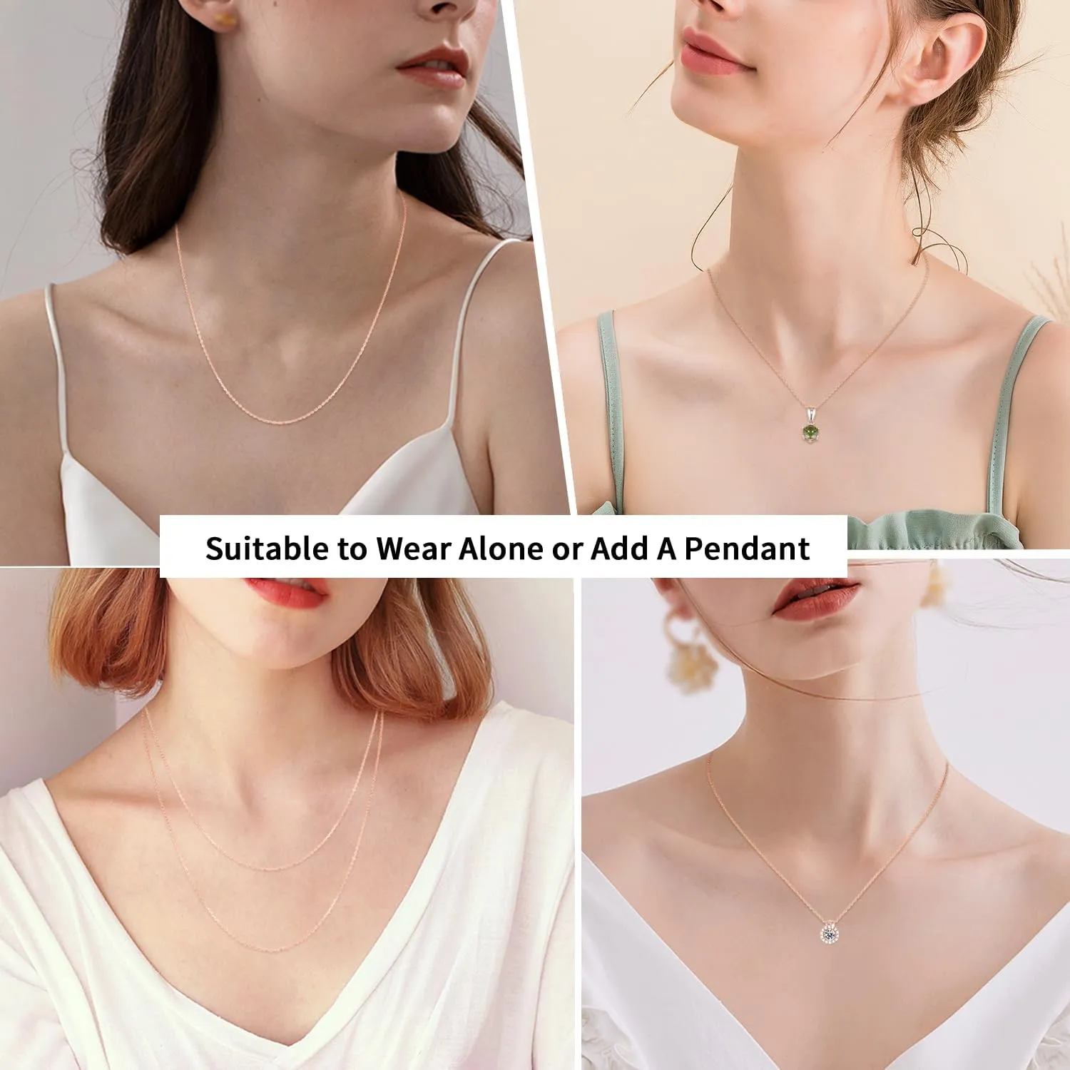 Jewlpire Italian 1.3mm Cable Chain 925 Sterling Silver Chain Necklace for Women, 18k Over Gold Chain for Women Jewelry for Woman 14 16 17 18 20 22 24 Inch