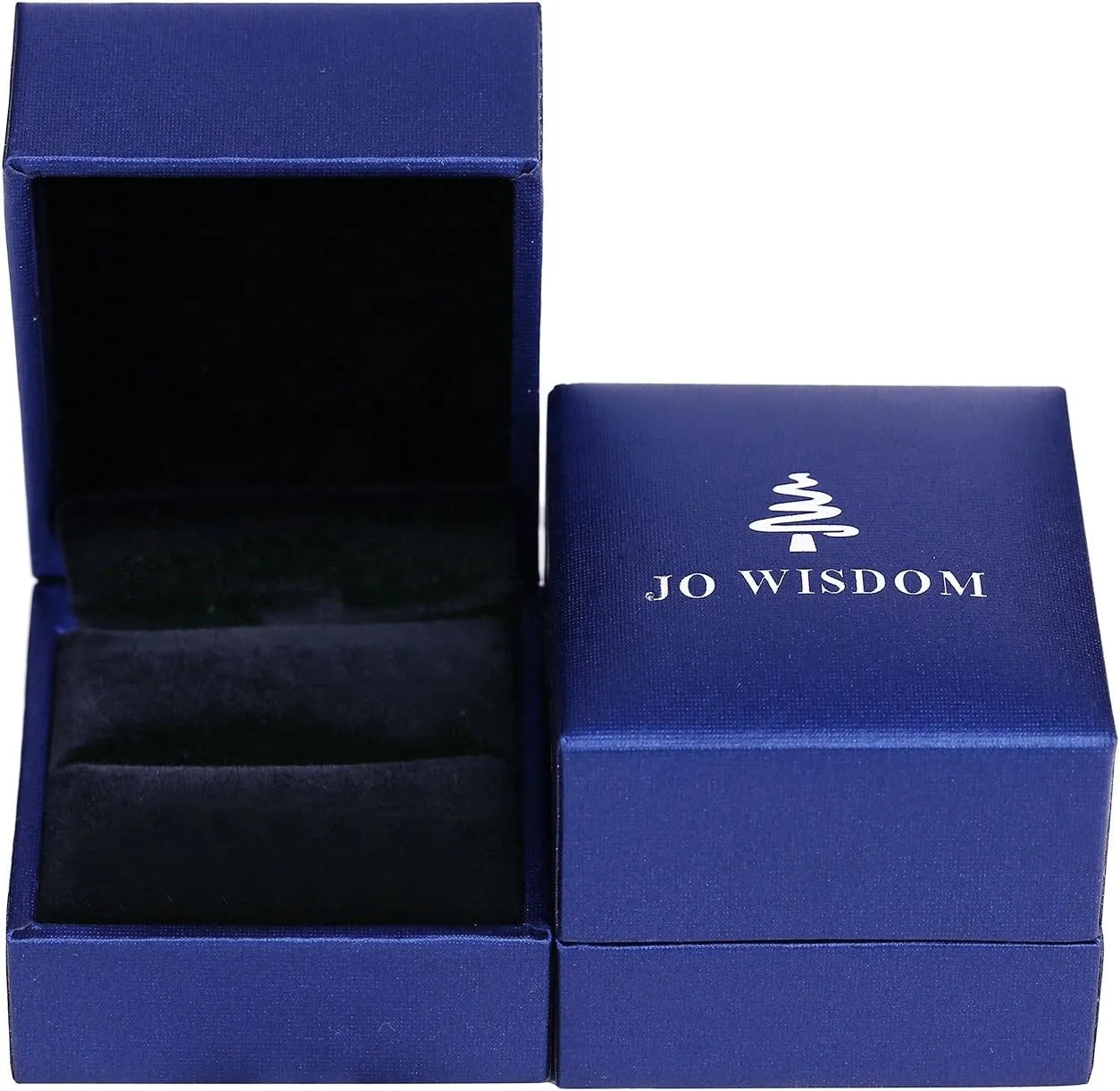 JO WISDOM 925 Sterling Silver Cubic Zirconia Cross Infinity Ring
