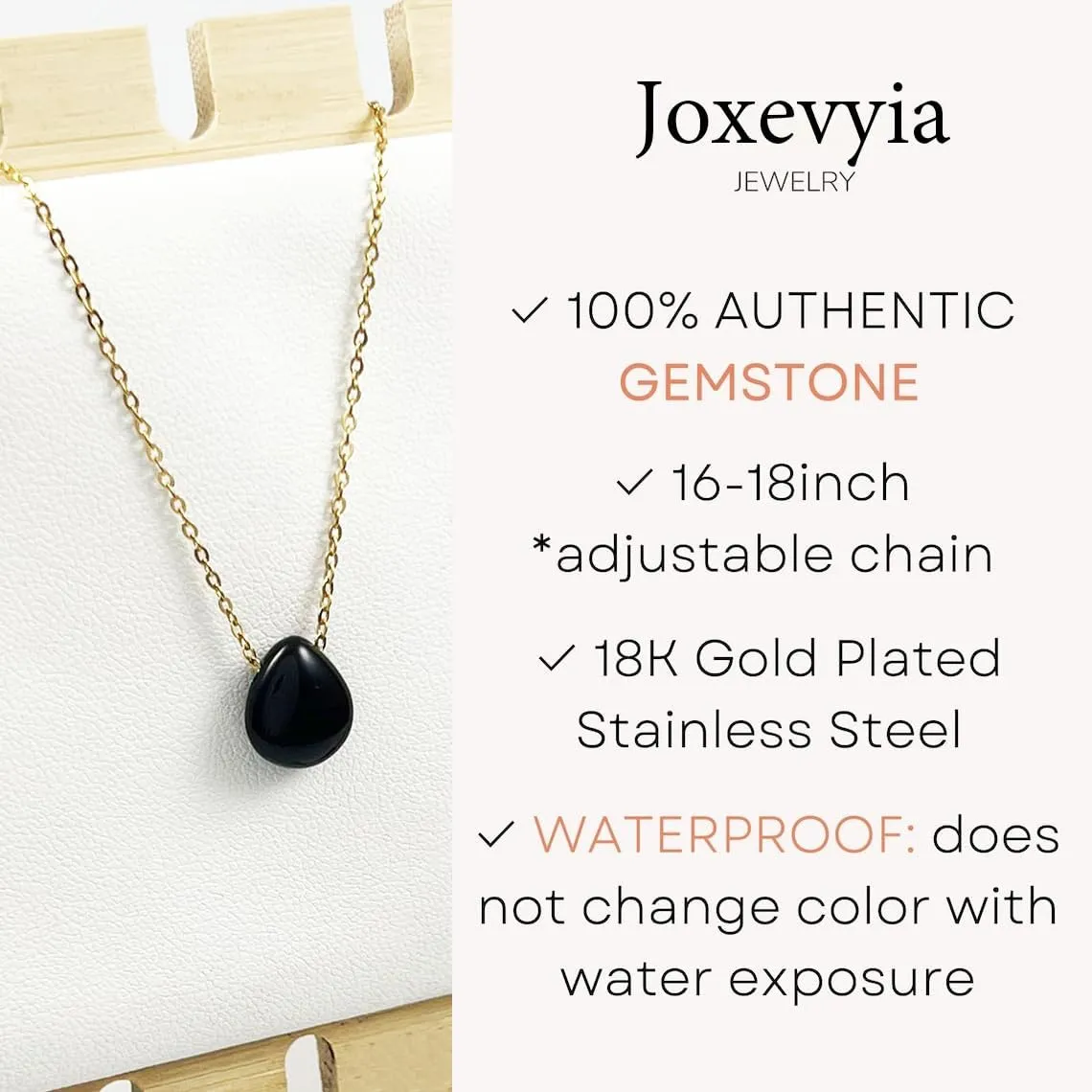 Joxevyia Carnelian Necklace Red Carnelian Raw Stone Healing Crystals Necklace Tear Drop Gemstone Pendant Necklace for Women Anniversary Birthday Valentines for Her