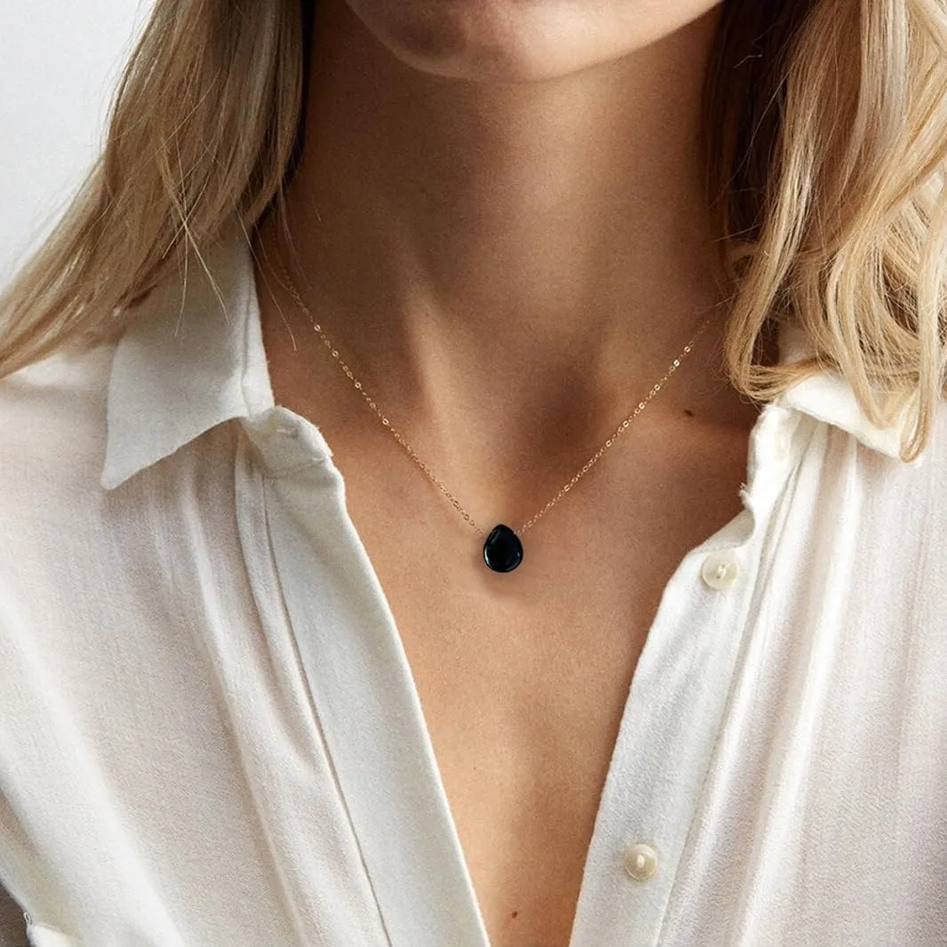 Joxevyia Carnelian Necklace Red Carnelian Raw Stone Healing Crystals Necklace Tear Drop Gemstone Pendant Necklace for Women Anniversary Birthday Valentines for Her