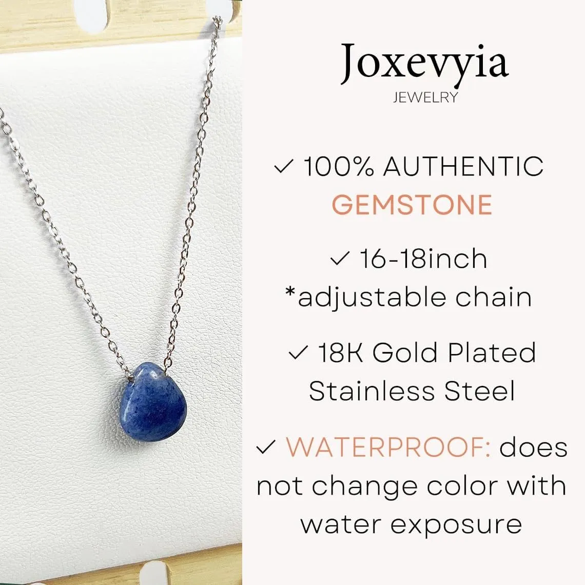 Joxevyia Carnelian Necklace Red Carnelian Raw Stone Healing Crystals Necklace Tear Drop Gemstone Pendant Necklace for Women Anniversary Birthday Valentines for Her