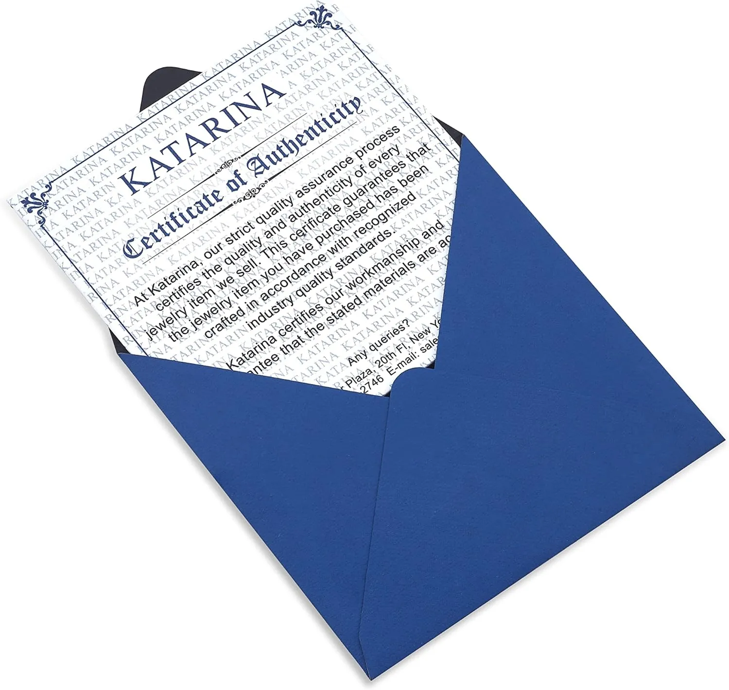 KATARINA Diamond and Alternating Blue Sapphire Wedding Band in 14K Gold (1/4 cttw, J-K, SI2-I1)