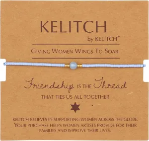 KELITCH Womens Miyuki Beaded Friendship Bracelets Bohemian Adjustable Bracelet Bangle Crystal Agate Bracelets