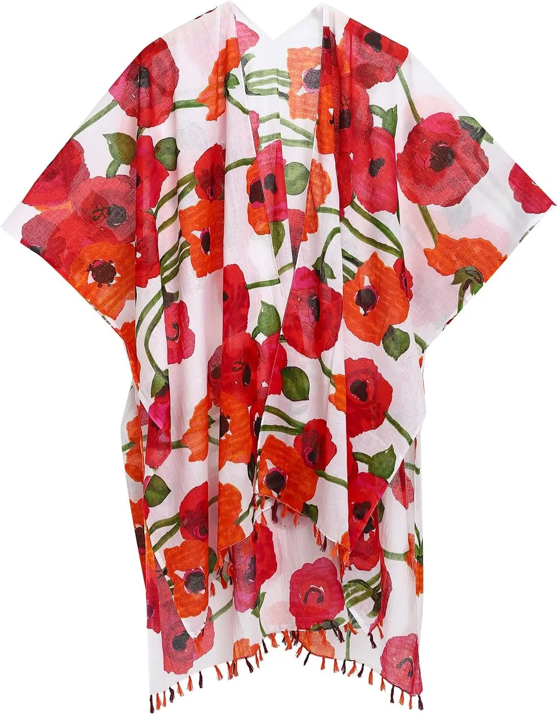 Kimonos for Women Beach Swimsuit Cover Up Boho Lightweight Kimono Cardigans for Summer