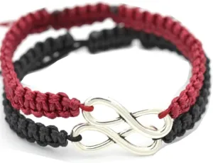 Kiokioa Couple Bracelets His and Hers 8 Infinity Bracelets Jewelry for Lover Girlfriends Wrist
