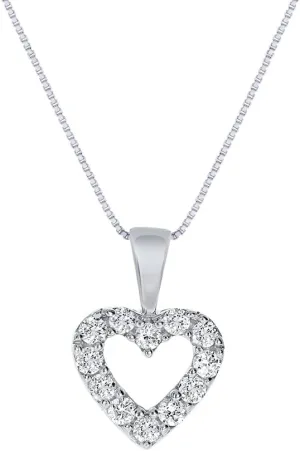 La Joya Adorable Lab Grown Diamond Heart Necklaces for Women| Accompanied By An Adjustable Silver Chain | Dainty 925 Sterling Silver Diamond Necklace For Women