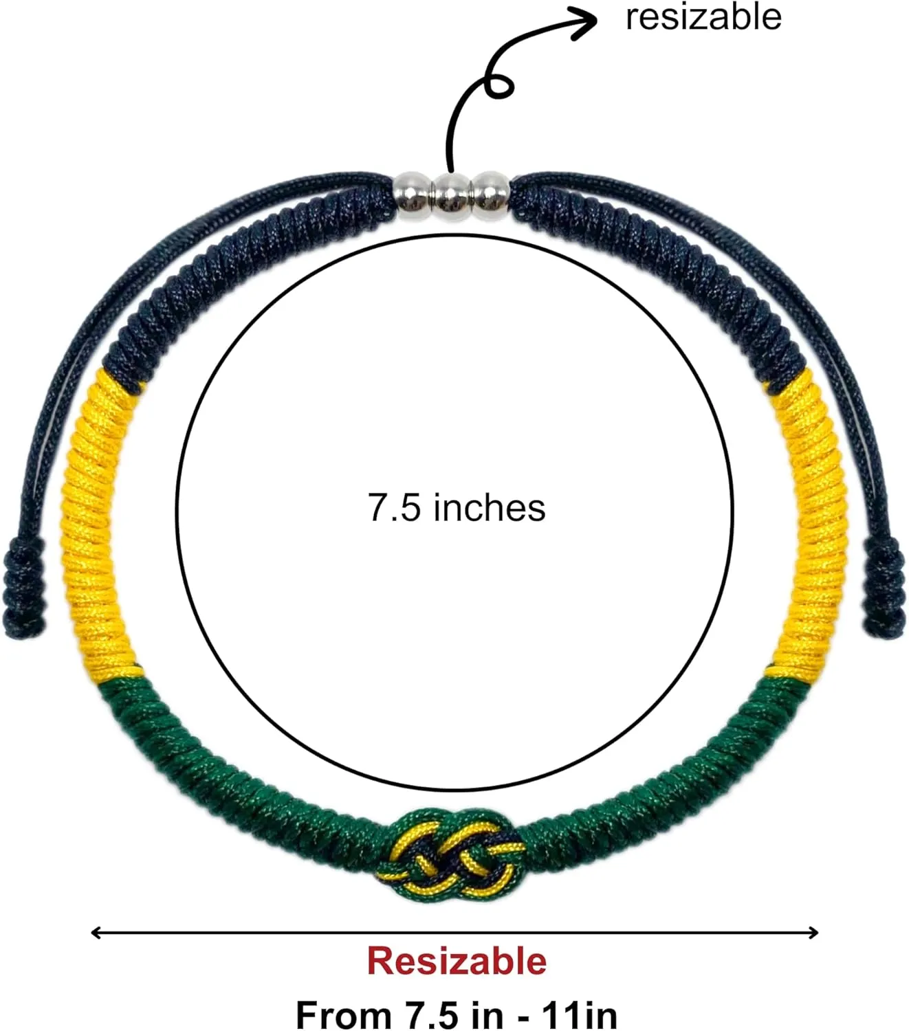 LAMIBEE Infinity Country Pride, Country Flag Code Bracelet, Protection and Lucky Sufer String Bracelet, Tibetan Wrist Wrap Bracelet, Boho Style Rope Bracelet for Women, Men, String Thread Bracelets