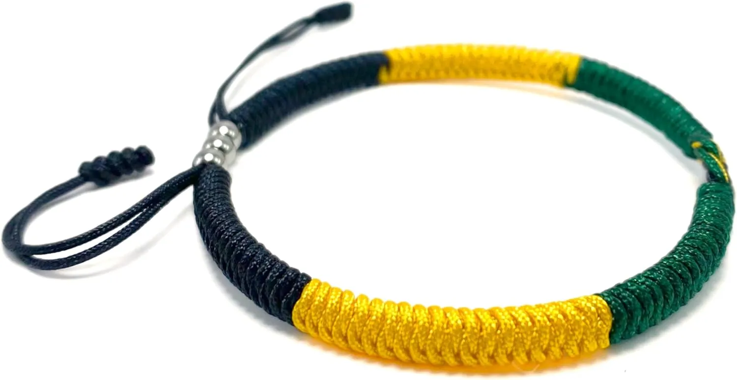 LAMIBEE Infinity Country Pride, Country Flag Code Bracelet, Protection and Lucky Sufer String Bracelet, Tibetan Wrist Wrap Bracelet, Boho Style Rope Bracelet for Women, Men, String Thread Bracelets