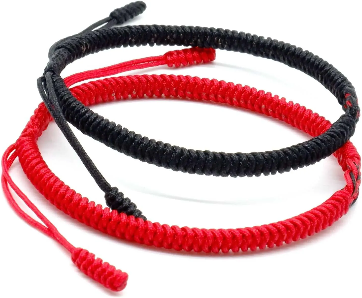 LAMIBEE Infinity Love Multicolor Bracelet for Men Women, Tibetan Lucky Amulet Knot Bracelet, Woven Thread String for Friend and Couple, Peace and Protection