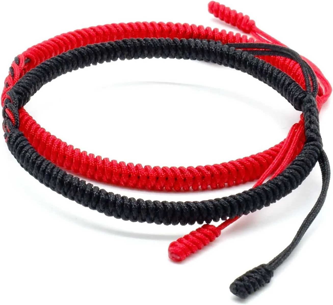 LAMIBEE Infinity Love Multicolor Bracelet for Men Women, Tibetan Lucky Amulet Knot Bracelet, Woven Thread String for Friend and Couple, Peace and Protection