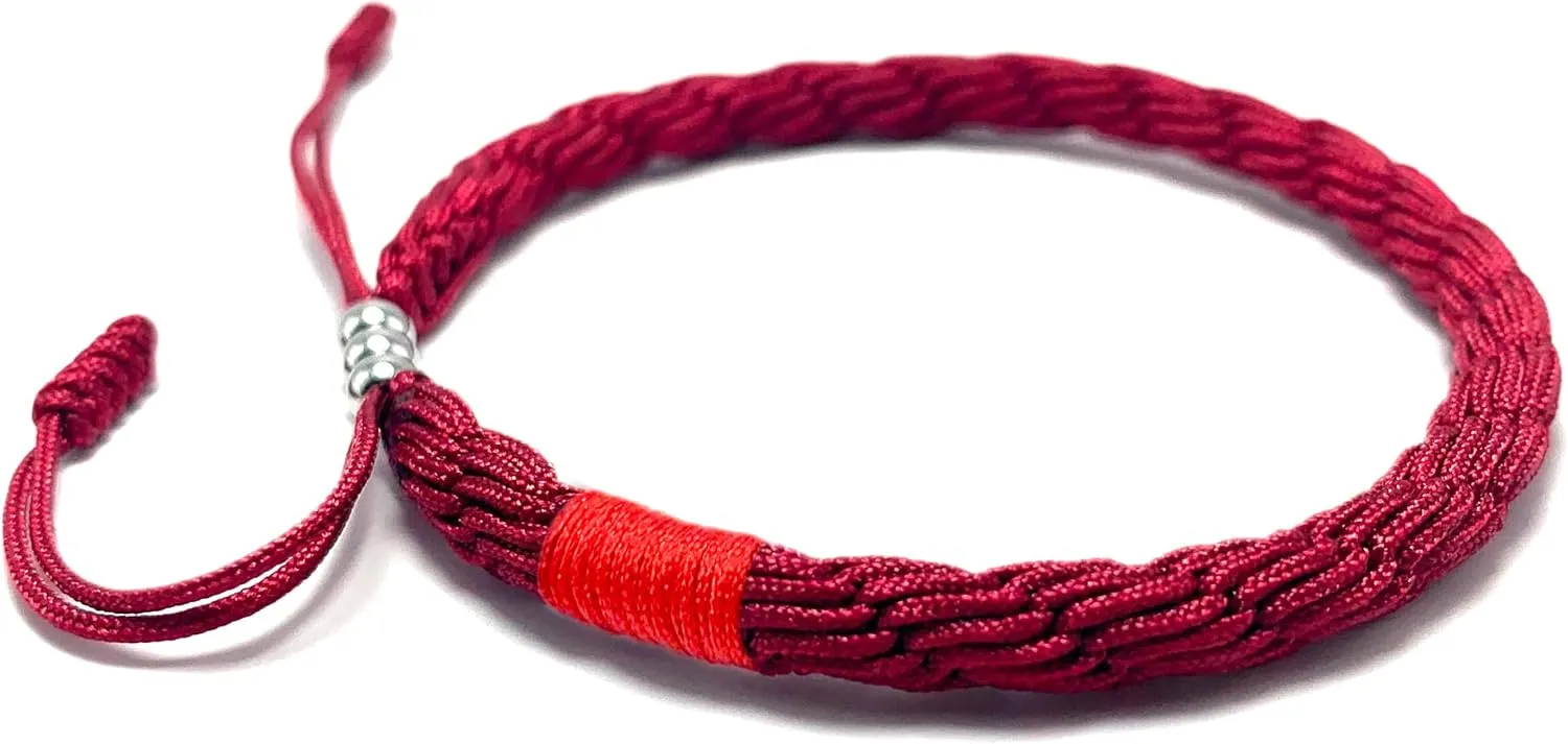 LAMIBEE Lucky and Protection Bracelet for Men and Women, Hand Braided Rope Thread, Wrist Wrap Bracelet, Surfer String Rope for Him and Her, Women Men, Teenage