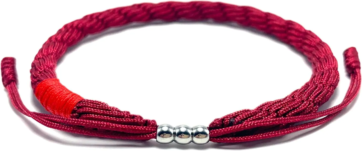 LAMIBEE Lucky and Protection Bracelet for Men and Women, Hand Braided Rope Thread, Wrist Wrap Bracelet, Surfer String Rope for Him and Her, Women Men, Teenage