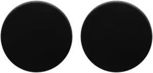 Large Colorful Disc Round Acrylic Button Stud Earrings for Women Geometric Minimalist Jewelry