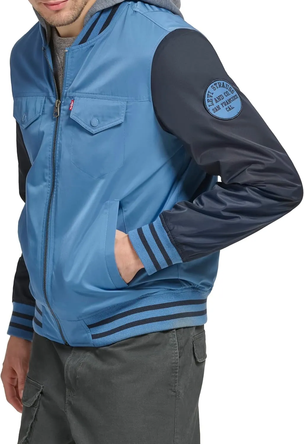 Levi's Men's Colorblock Varsity Bomber Jacket