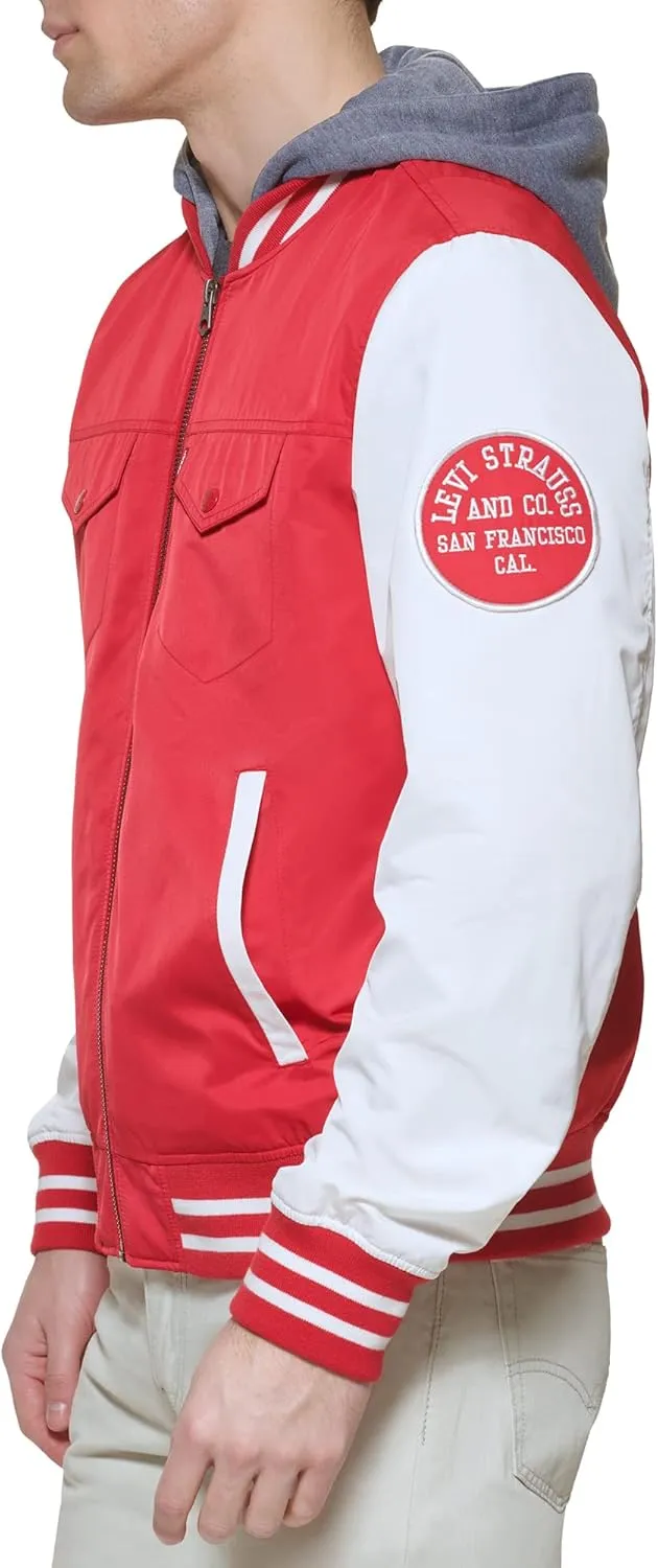 Levi's Men's Colorblock Varsity Bomber Jacket