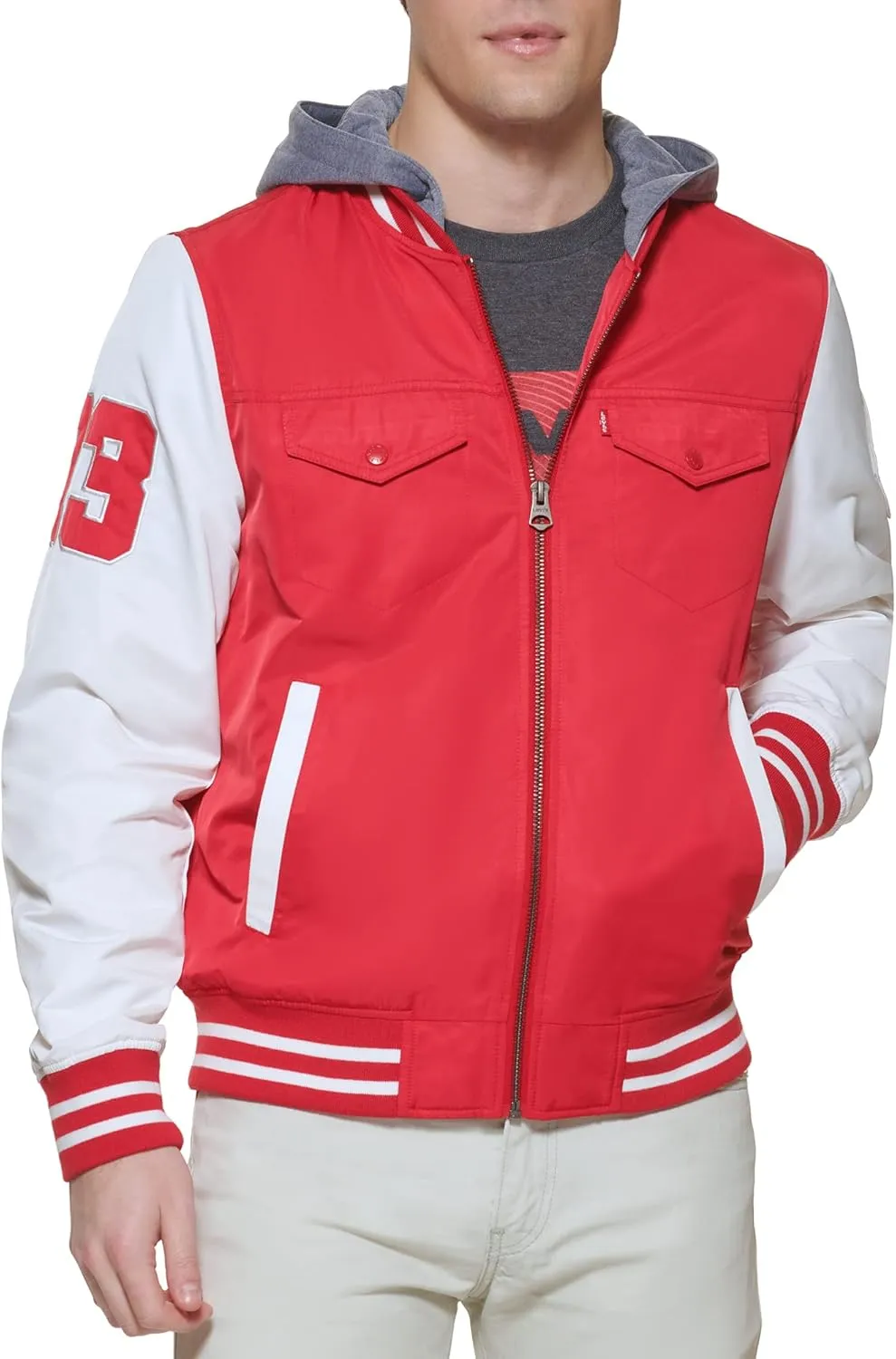 Levi's Men's Colorblock Varsity Bomber Jacket