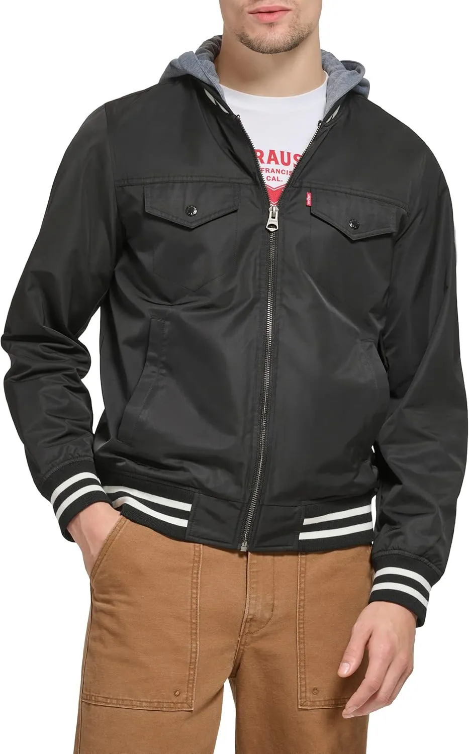 Levi's Men's Colorblock Varsity Bomber Jacket