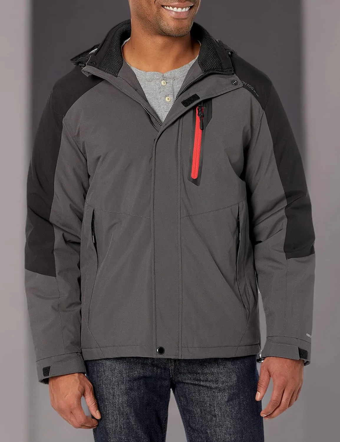 LONDON FOG Men's Active Colorblock Jacket