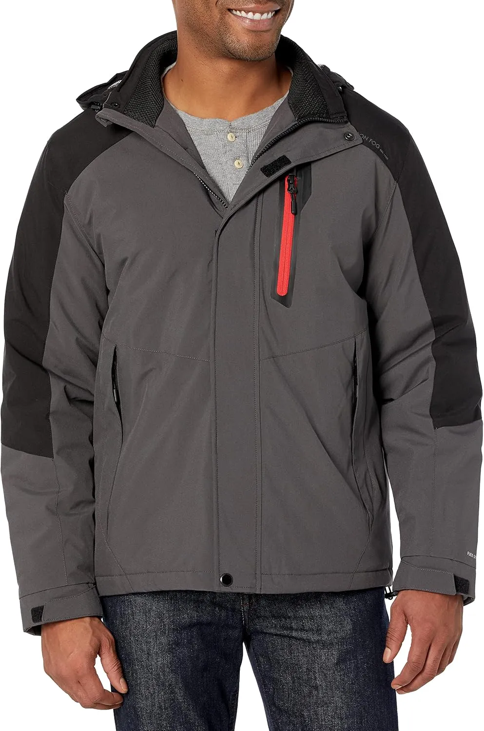 LONDON FOG Men's Active Colorblock Jacket