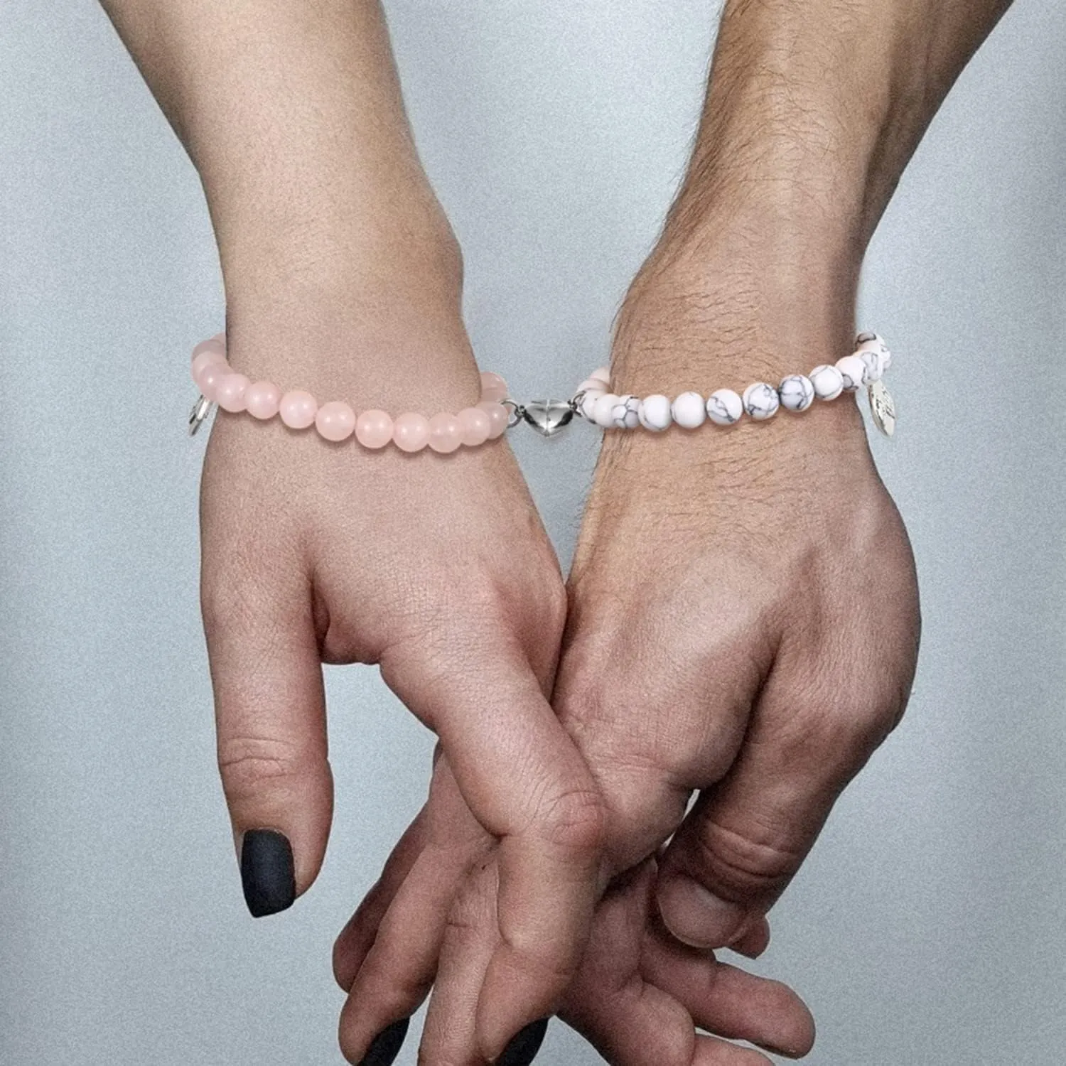 Magnetic Bracelets for Couples Love Bracelets Distance Natural Beaded Bracelet Valentines Day Gifts