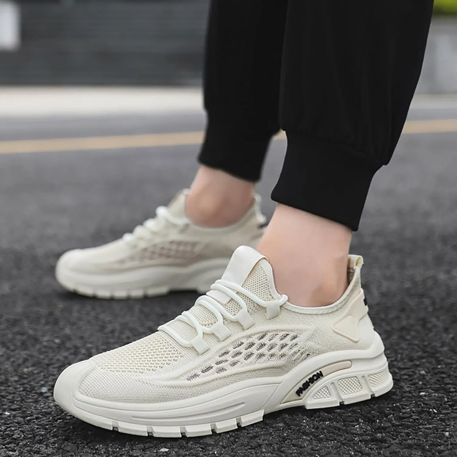 Men's Single Foot Stirrup Sneakers Mesh Comfortable Orthopedic Casual Shoes Postal Worker Summer Fashion Shoes