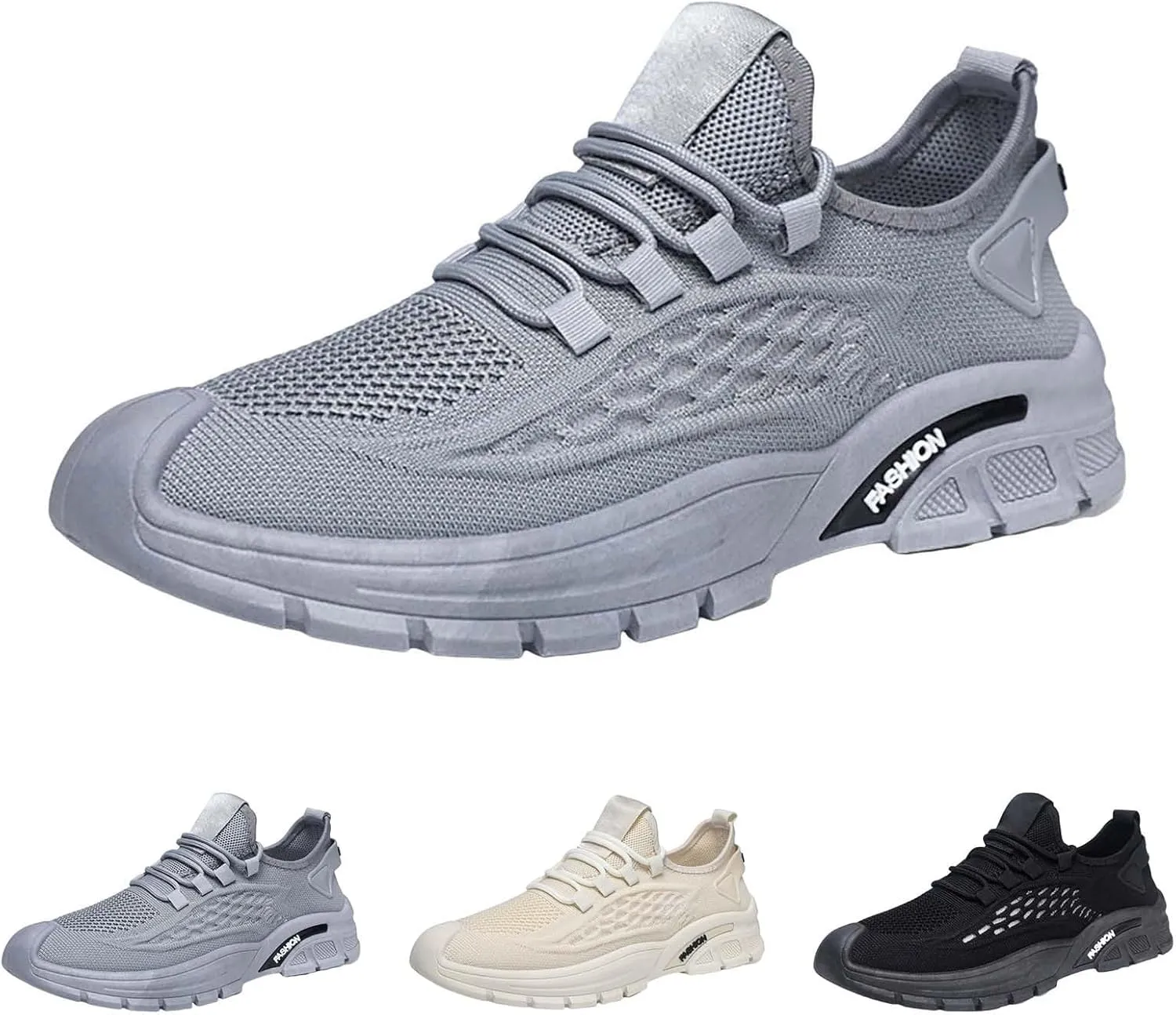 Men's Single Foot Stirrup Sneakers Mesh Comfortable Orthopedic Casual Shoes Postal Worker Summer Fashion Shoes