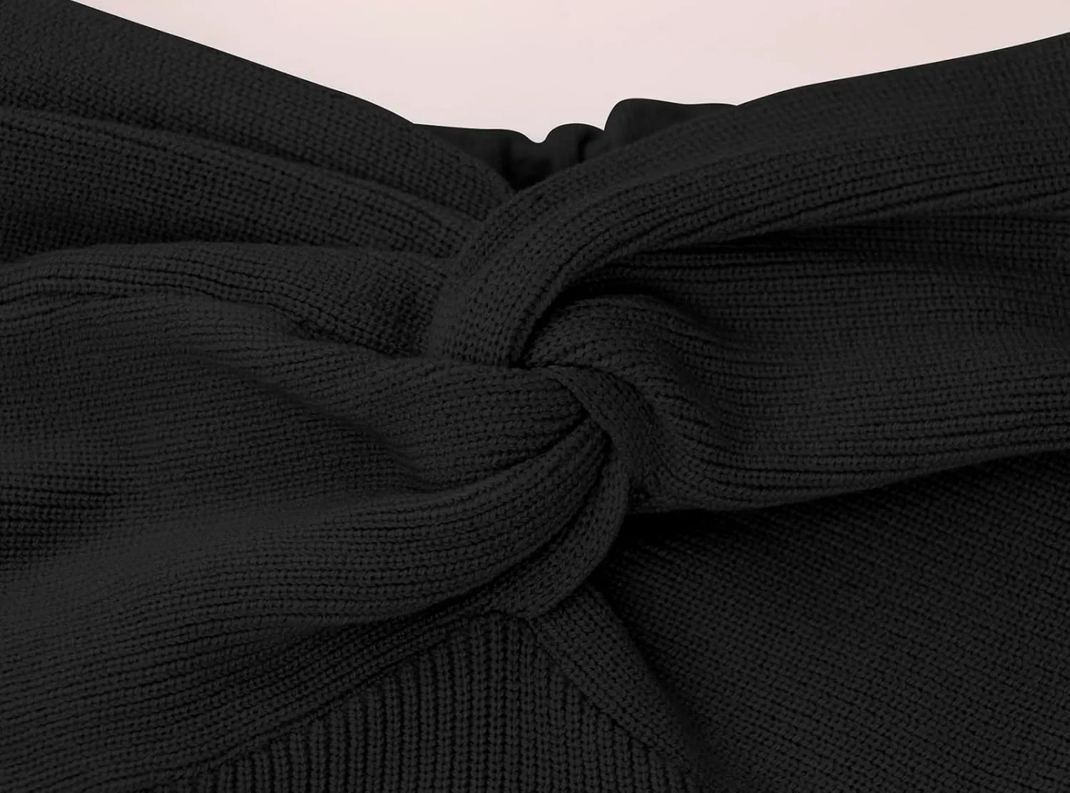 MISSACTIVER Women Twist Knot Front Knit Tube Tank Top Sleeveless Off Shoulder Strapless Crosscriss Backless Crop Camisole