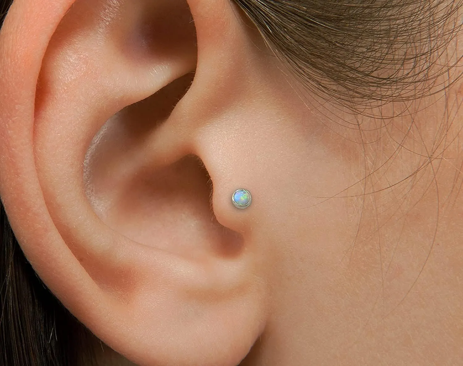 MODRSA Tragus & Helix Piercing Earrings - Flat Back, Forward Helix, Cartilage & Tragus Jewelry