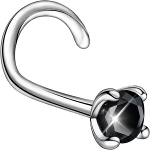 Moissanite Nose Stud for Women - 925 Sterling Silver Moissanite Nose Ring Piercing Real Moissanite Diamond Hypoallergenic Jewelry Nose Stud Gift for Women and Men