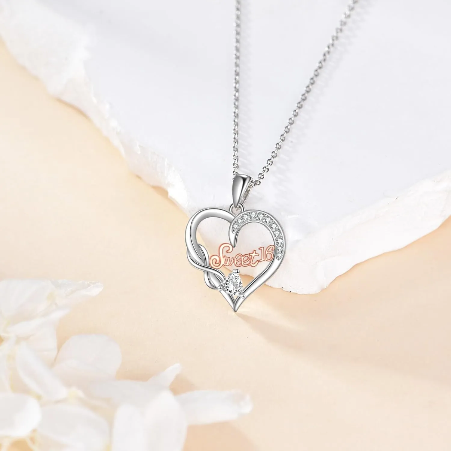 Mothers Day Gifts for Her 925 Sterling Silver Mom Granddaughter Nana Grandma Infinity Heart Jewelry for Women Mom Gifts