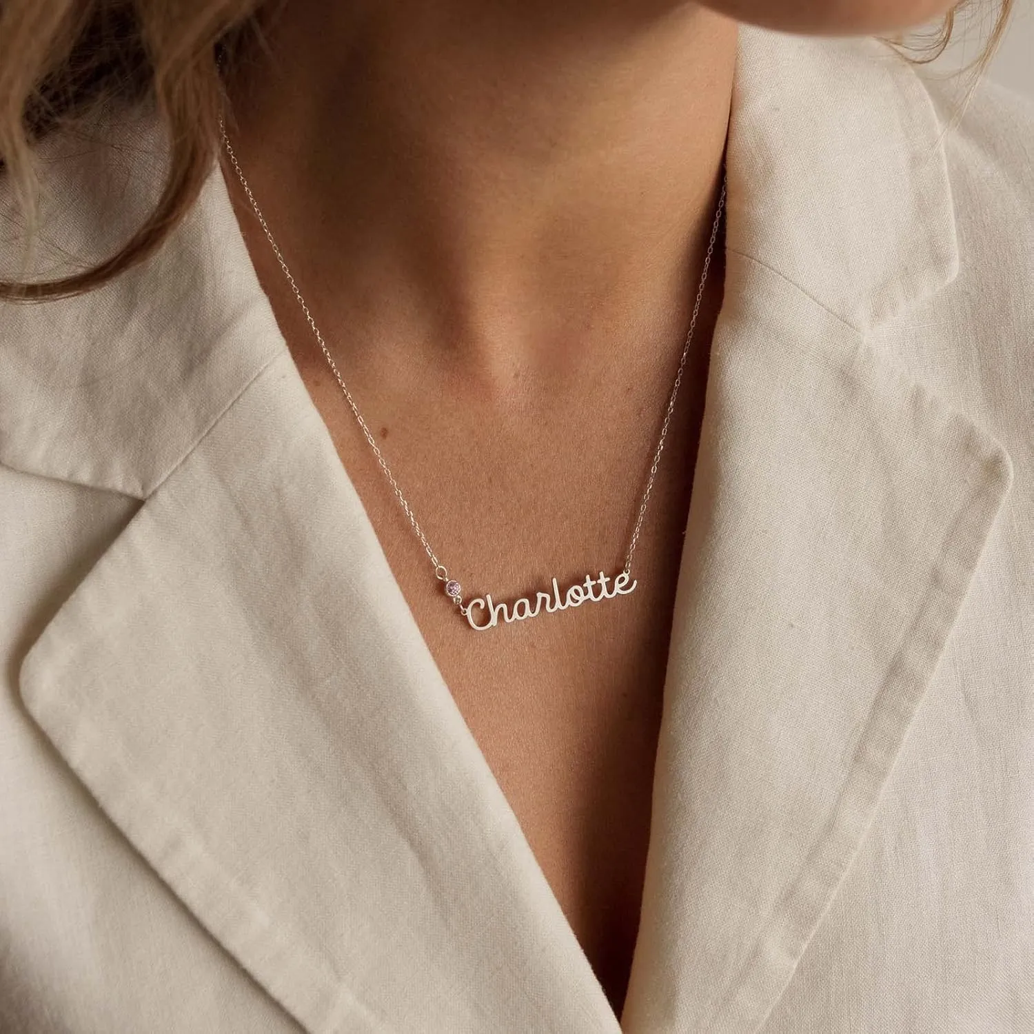 MOTICIUS Custom Name Necklace Personalized Necklaces for Women Custom Multi Name Necklaces for Women Personalized Family Names Necklace Customized Jewelry Gifts for Mom