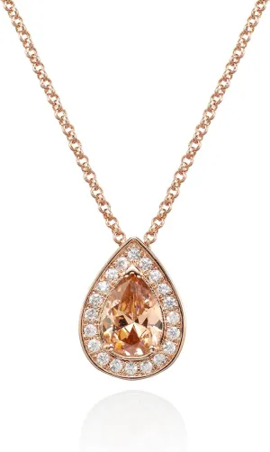 namana Teardrop Pendant Necklace for Women, Colorful Pendant Necklaces for Women with a Pear Shaped Gemstone, Coloured Gemstone Necklaces for Women with Gift Box.