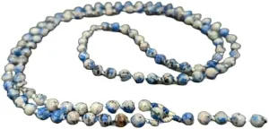 Natural Azurite 6mm 108 Mala Beads, Spiritual, Meditation Beads, Reiki, Japa Mala, Buddhist Prayer Beads, Yoga Bracelet, healing beads LKMALA-RRGU-199