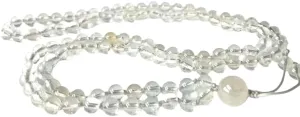 Natural Topaz 8mm-12mm 108 Mala Beads, Spiritual, Meditation Beads, Reiki, Japa Mala, Buddhist Prayer Beads, Yoga Bracelet, healing beads LKMALA-RRGU-1043
