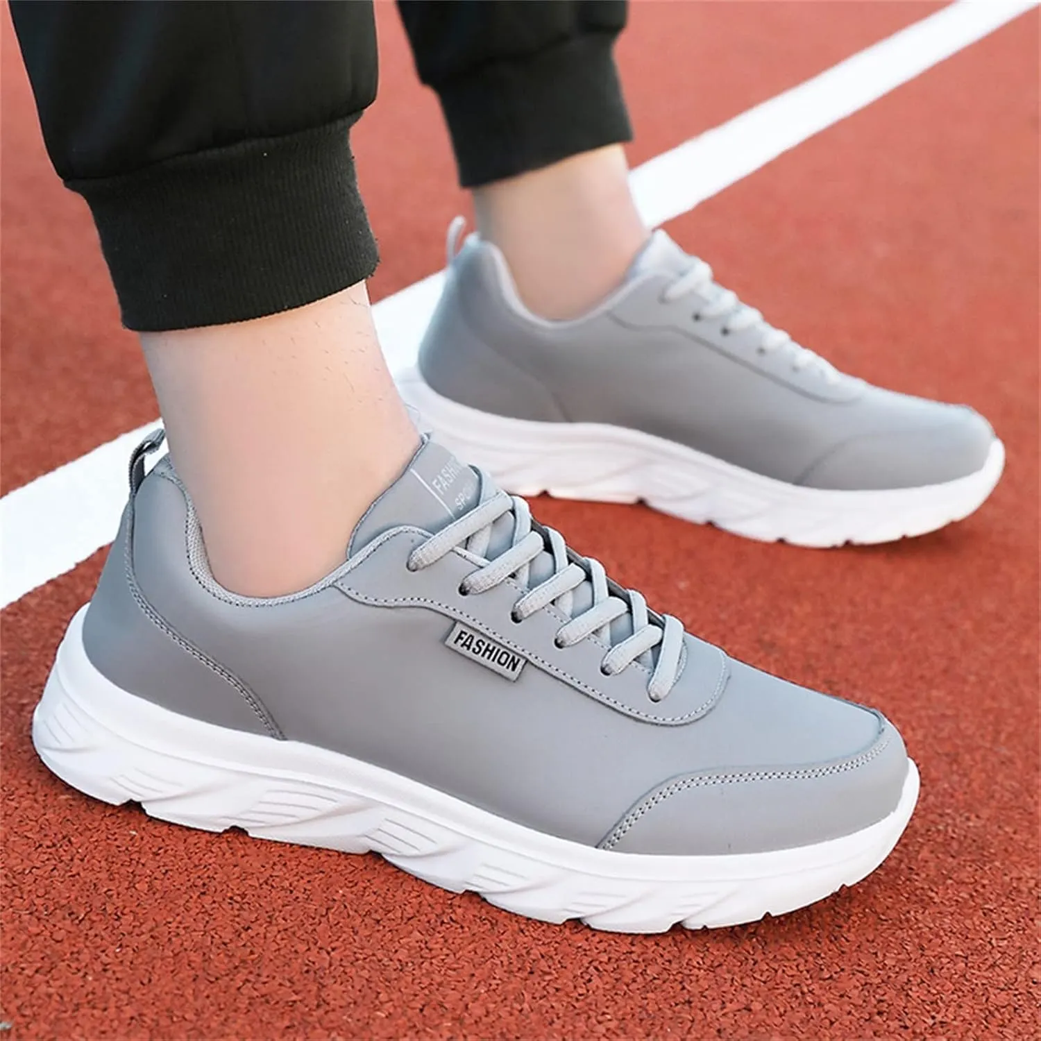 Non Slip Work Shoes for Men Arch Support Comfortable Walking Shoes Restaurant Kitchen Crews Health Casual Sneakers