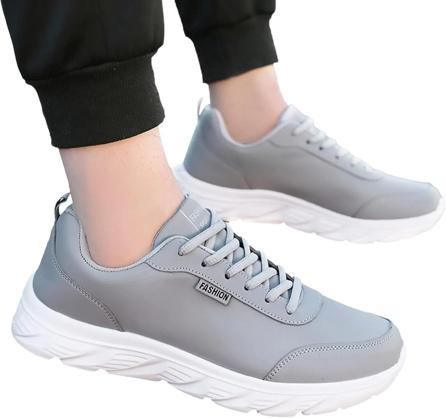 Non Slip Work Shoes for Men Arch Support Comfortable Walking Shoes Restaurant Kitchen Crews Health Casual Sneakers