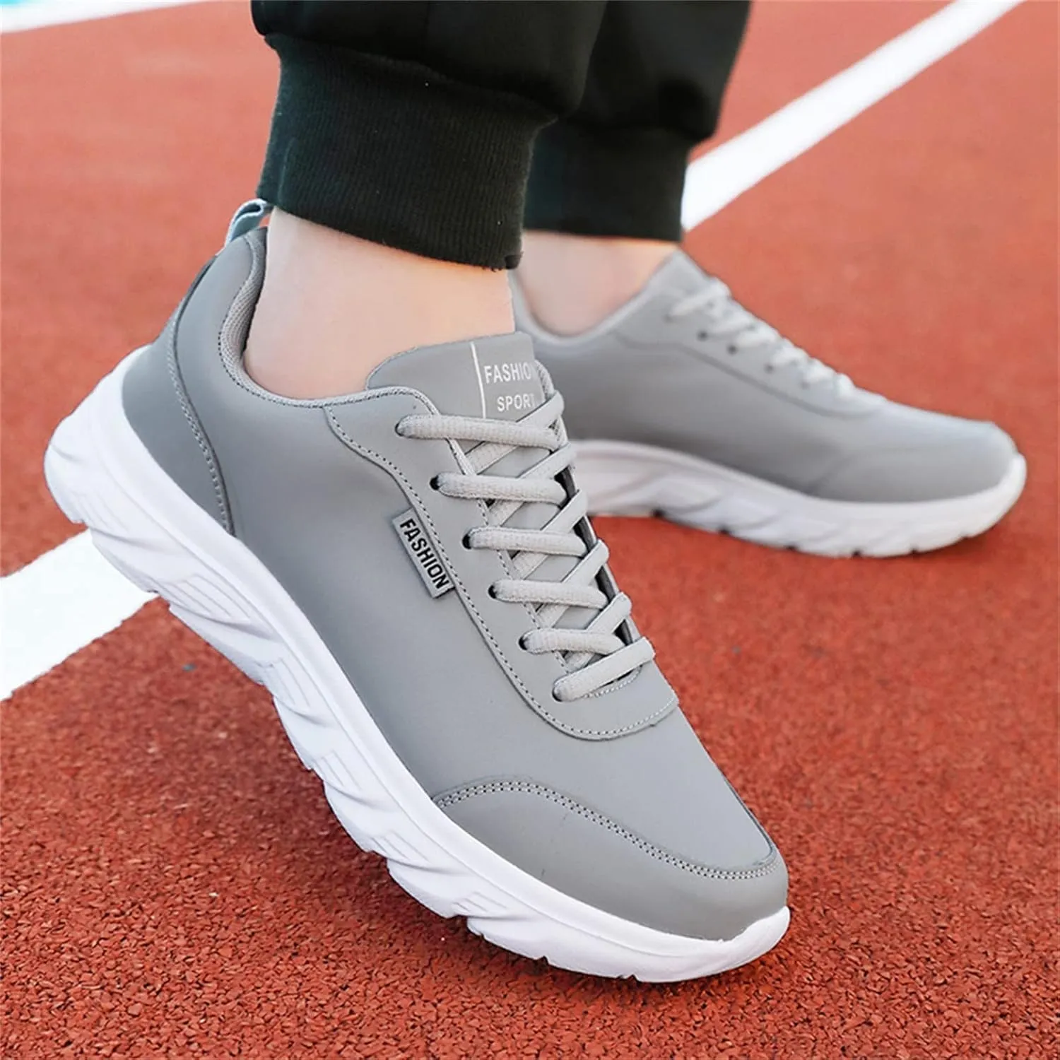 Non Slip Work Shoes for Men Arch Support Comfortable Walking Shoes Restaurant Kitchen Crews Health Casual Sneakers