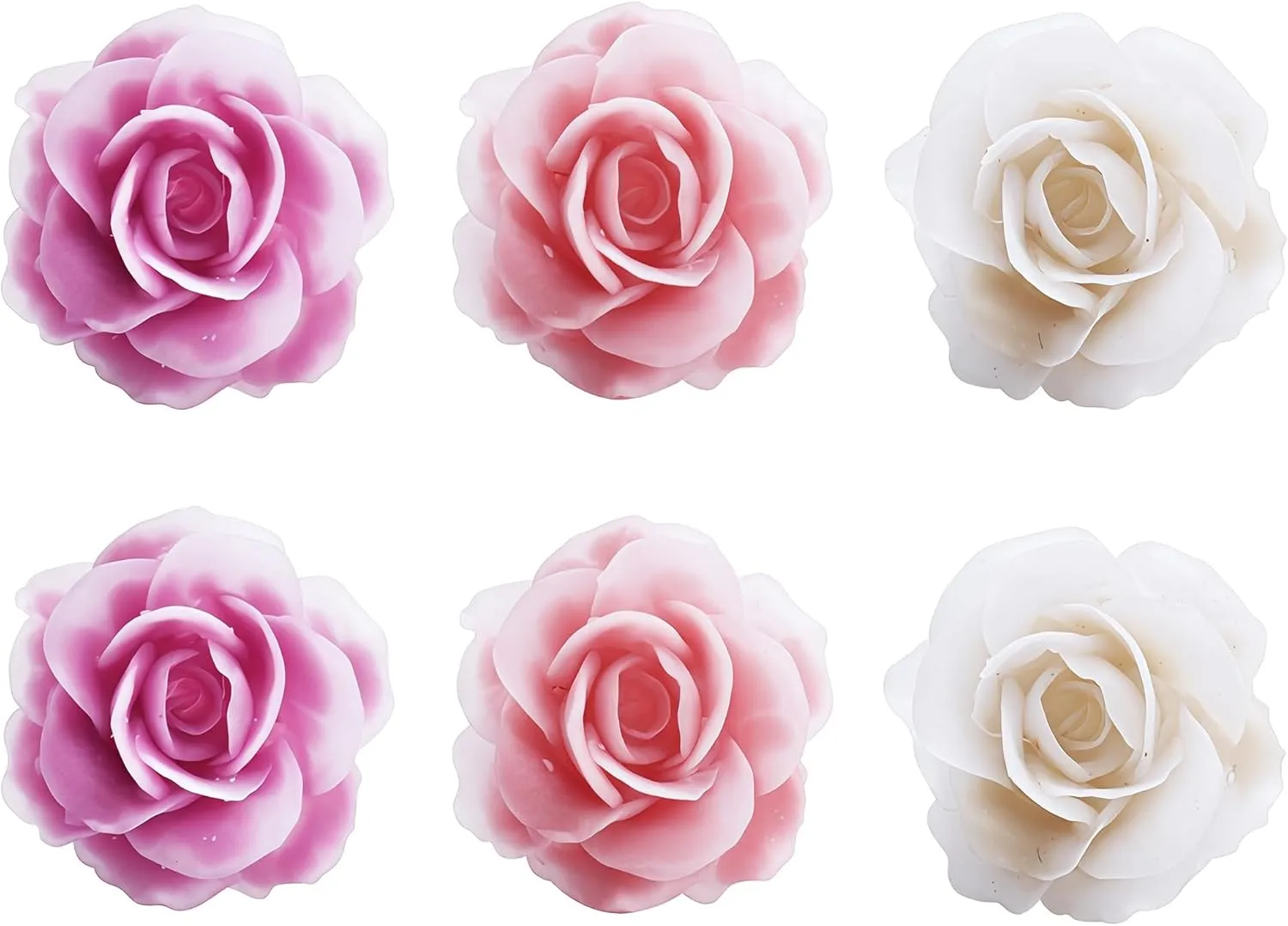 PLwelth 3Pairs Flower Stud Earrings for Women Cute Pink Floral Earring Hypoallergenic Stud Earring Small Rose Flower Flatback Earrings Set Trendy Jewelry Gifts for Her Birthday Christmas