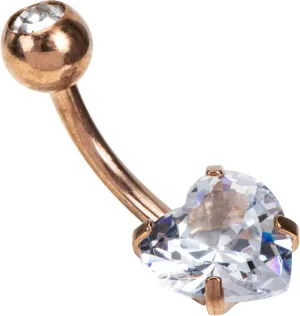 Pregnant Belly Button Ring Gold Plated Jewelry Comfortable Steel Navel Ring for Women