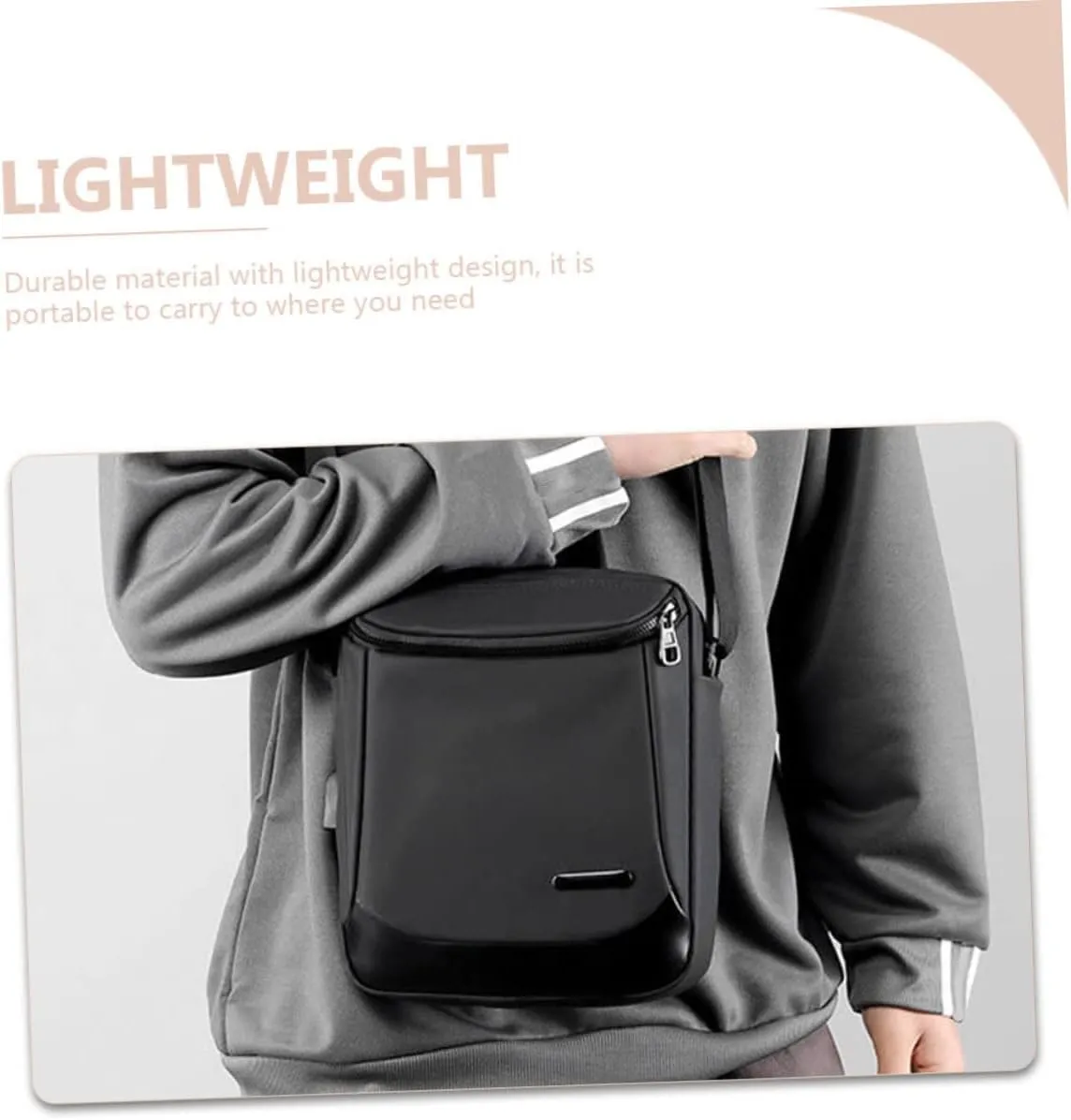 PRETYZOOM Shoulder Bags Shoulders Bag Single Shoulder Bag for Men Nylon Briefcase Men's Briefcase Proper Storage