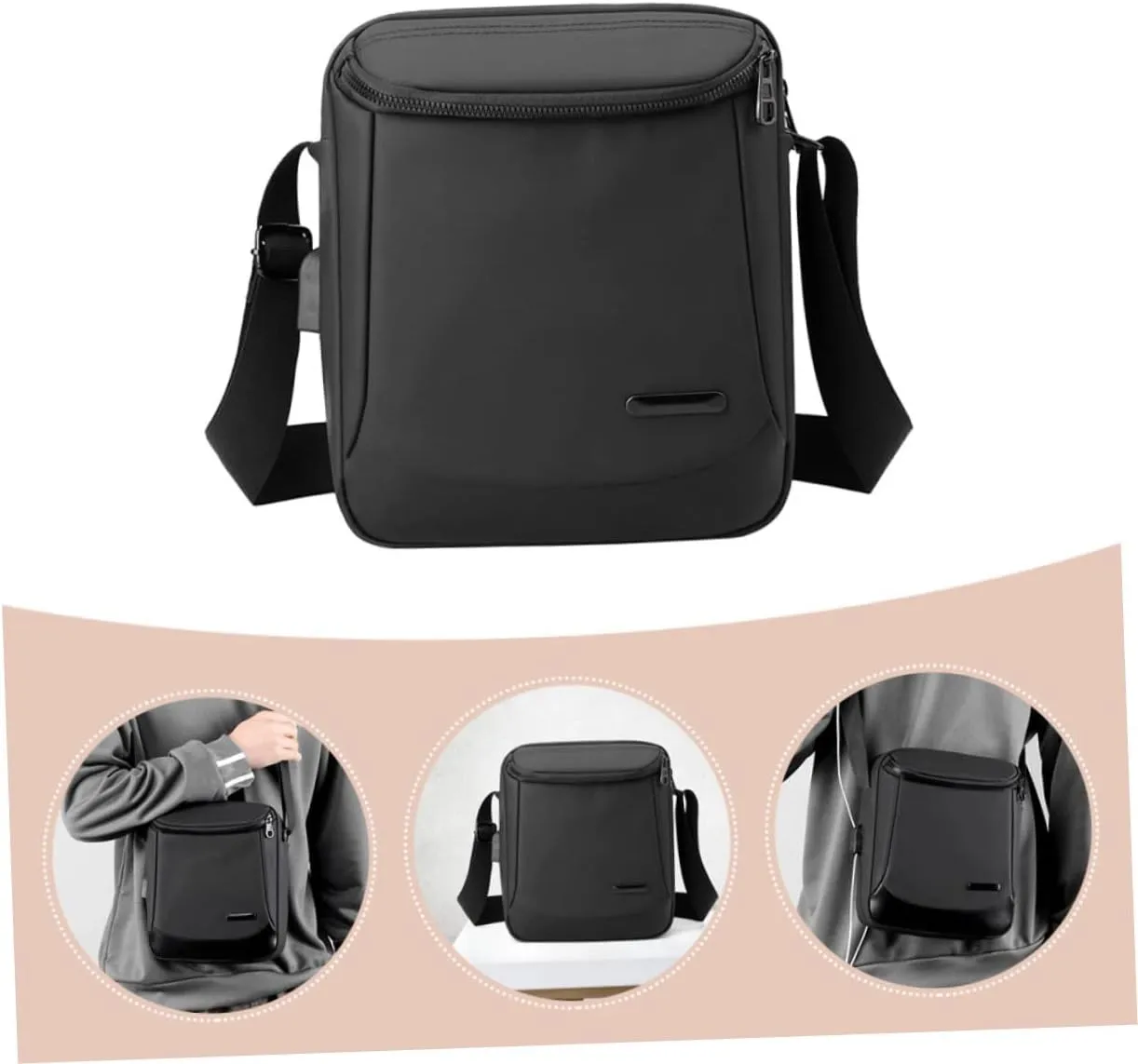 PRETYZOOM Shoulder Bags Shoulders Bag Single Shoulder Bag for Men Nylon Briefcase Men's Briefcase Proper Storage