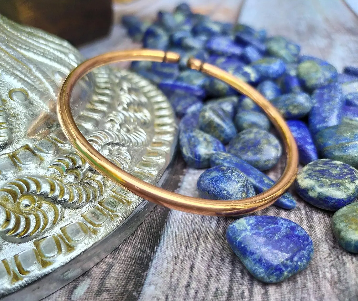 pure copper bracelets cuf kada bangle for men and women
