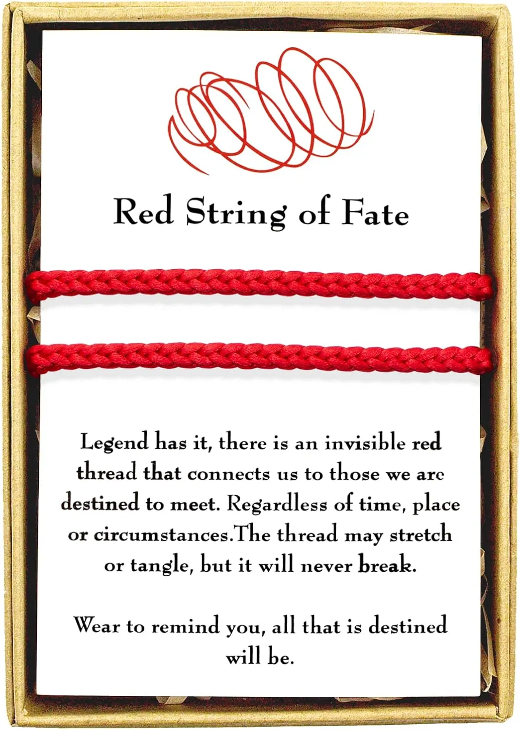 Red String Bracelets Couples Gifts for Boyfriend and Girlfriend Handmade Red String of Fate Bracelets Kabbalah Protection Good Luck Simple Matching Bracelets for Lover Women Men