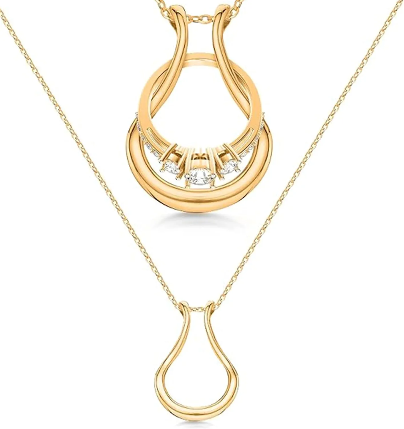 Ring Holder Necklace, Perfect for Holding Wedding and Engagement Rings, Perfect for Mother, Wife, Nurse, Doctor, Wholesale Ring Holder Necklace