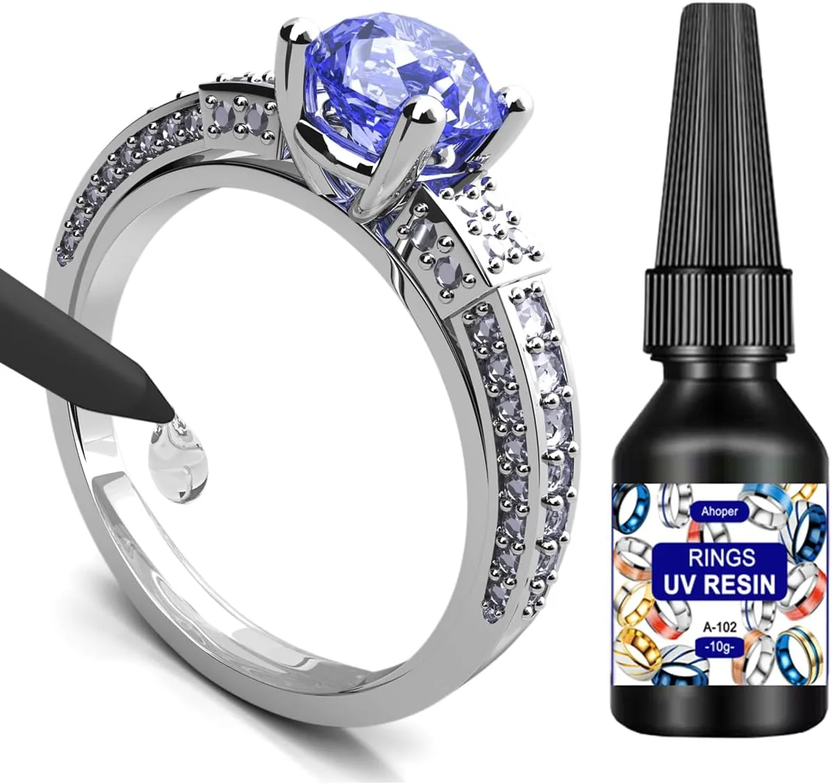 Ring Sizers for Loose Rings, Size Adjuster, Guards, Invisible Adjuster for Women and Men, Fits All Rings, Transparent