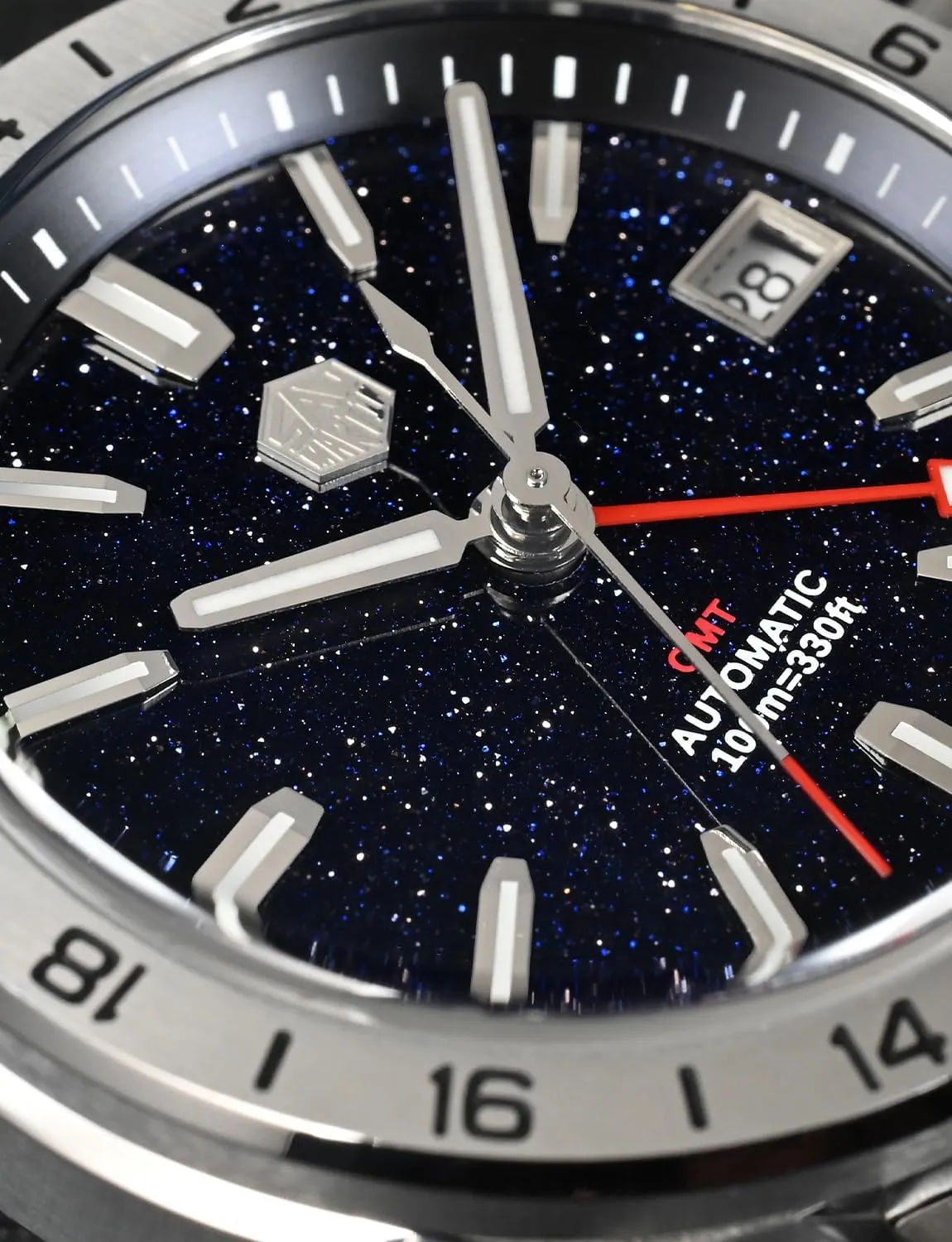 San Martin Watch Mens Watch SN0129GB NH34 GMT Sapphire Glass Luminous Diver Watches for Men 39mm Luxury Mechanical 100M Waterproof
