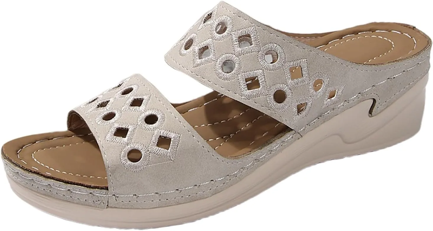 Sandals Wedge for Women Wedge Sandals for Women Beach Women's Sandal Dressy Summer Shoes for Womens 2025